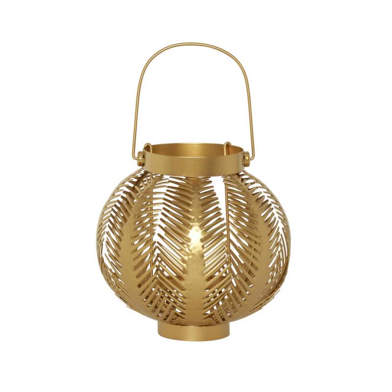 Karaca Home Leaf Lantern 20x19 cm Karaca Home Leaf Lantern 20x19 cm