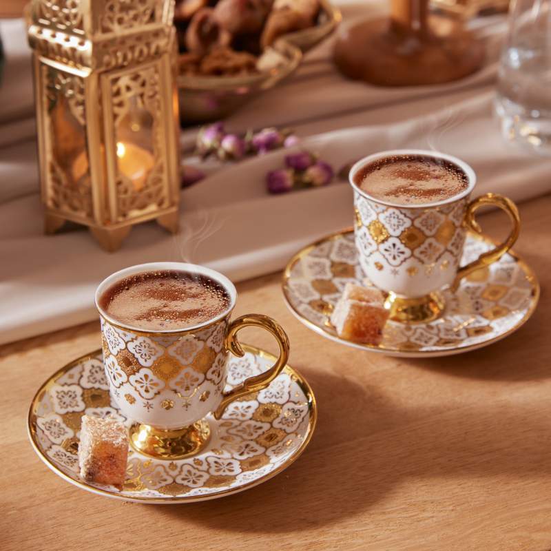 Karaca Afife Set of 2 Coffee Cups 90 ml