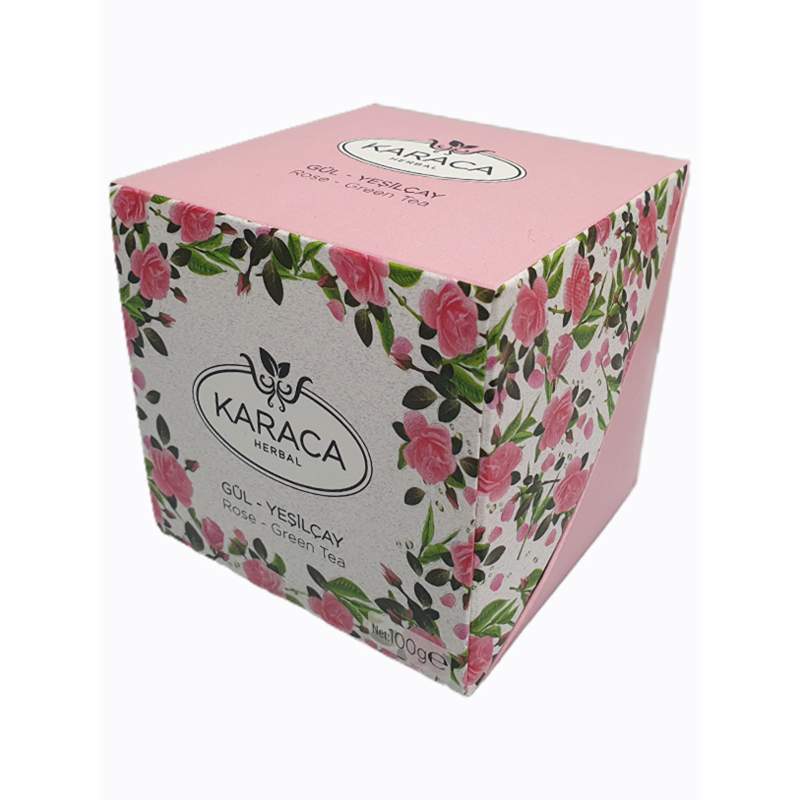 Karaca Herbal Rose-Green Tea 100 G