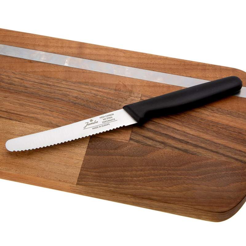 Jumbo Practico Black Slicing Knife 11 cm