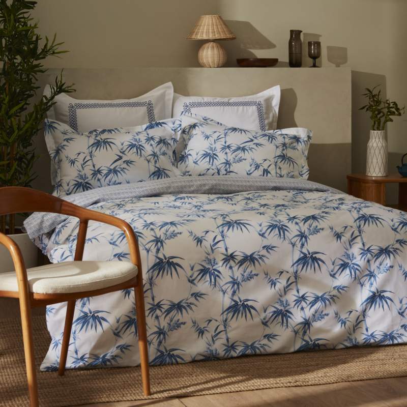 Karaca Home Doğasever Grove Bamboo Single Duvet Cover Set İndigo