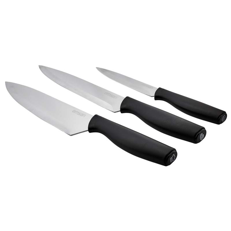 Emsan Logocity Set of 3 Knives