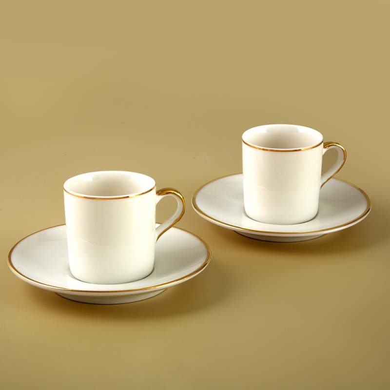 Jumbo Rein Gold Set of 2 Coffee Cups