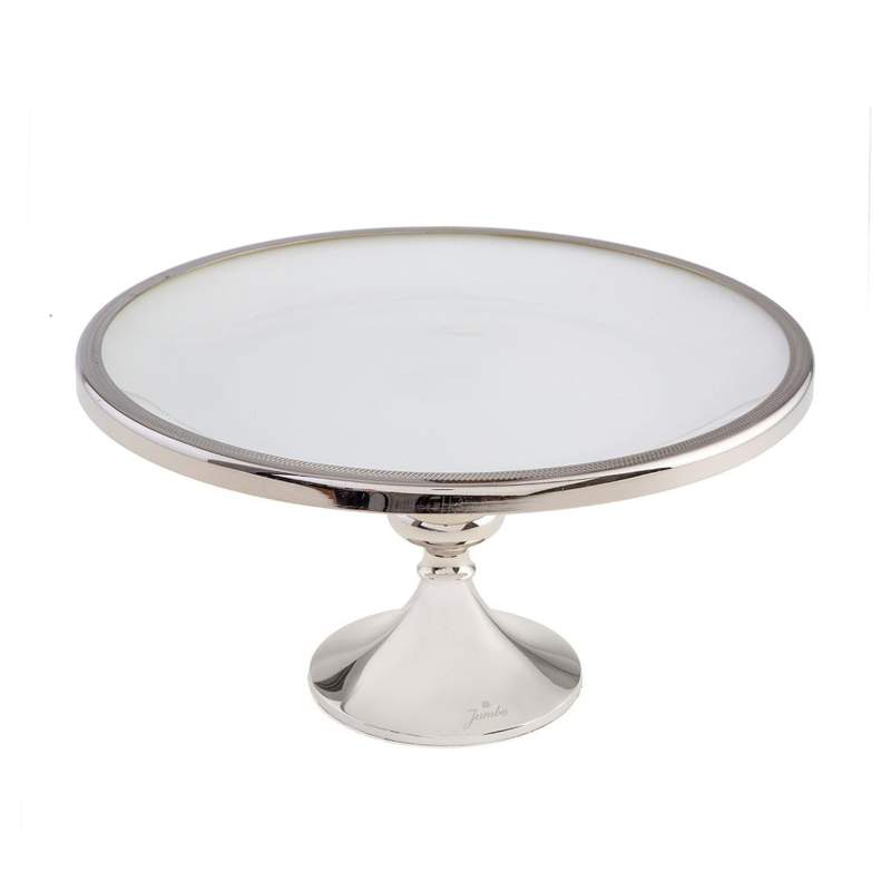 Jumbo Vivo White Footed Serving Service L