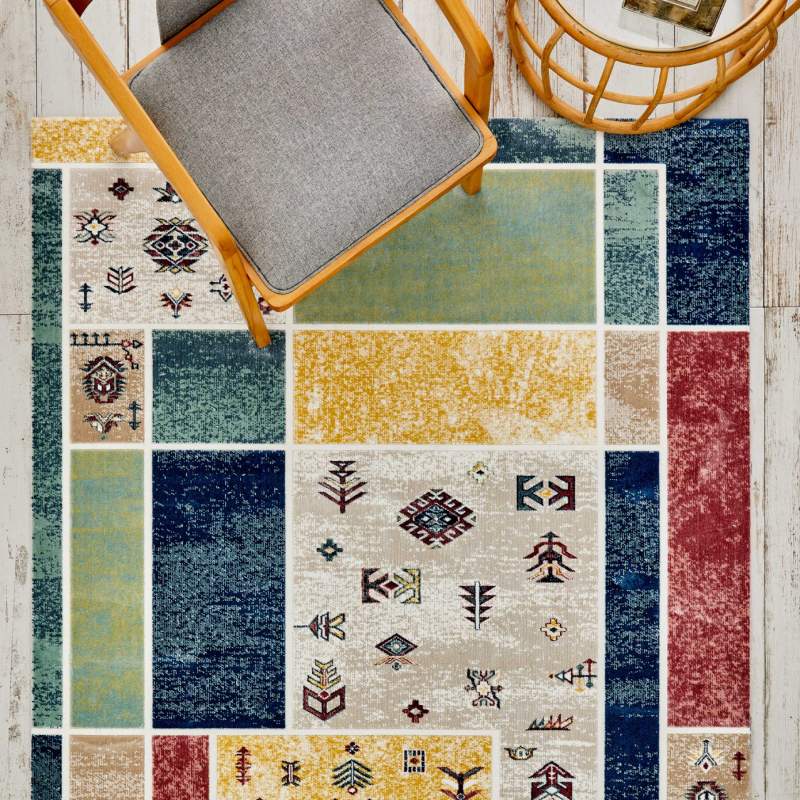 Cashmere Carpet Acrylic Playful Carnaval 200x290 cm Cashmere Carpet Acrylic Playful Carnaval 200x290 cm