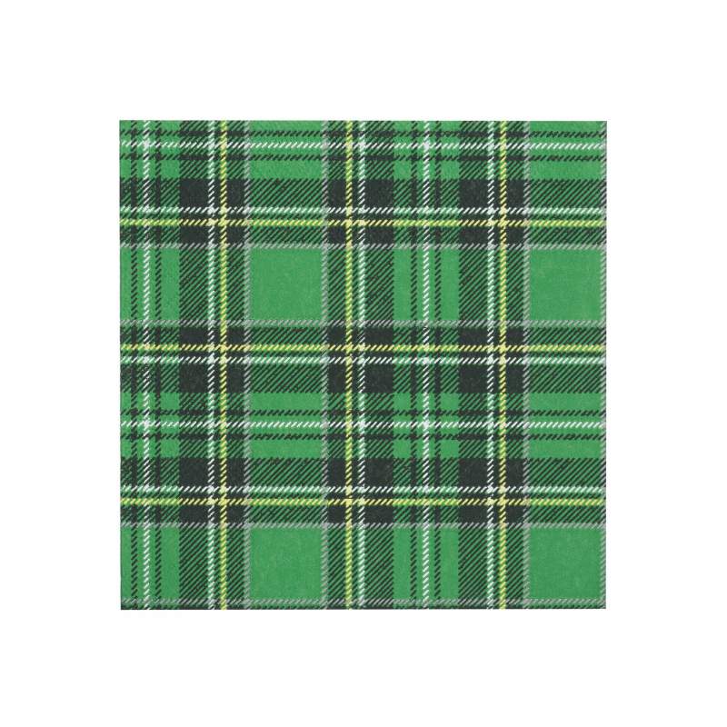Karaca Home New Year Scottish Green Paper Napkin