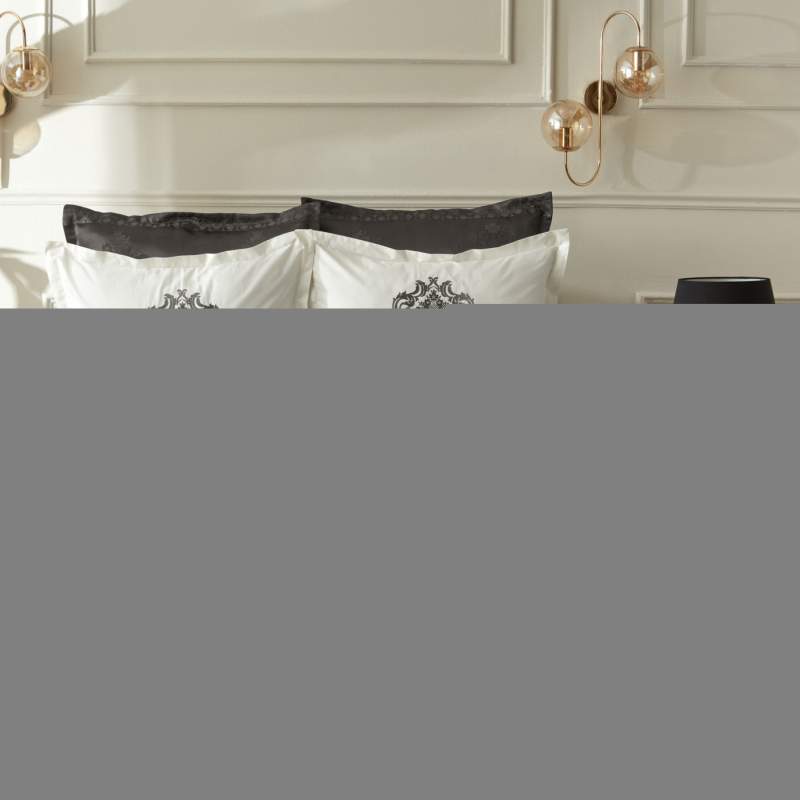 Karaca Home Tuğba 8 Piece Private Dowery Set Anthracite