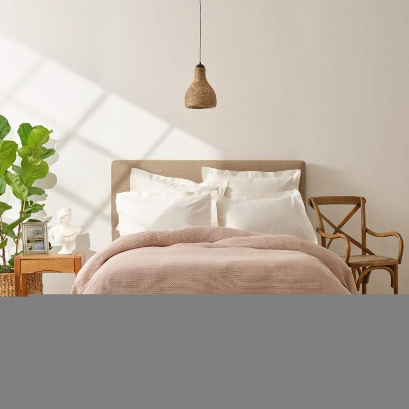 Karaca Home Back To Basic Single Knitted Blanket Dark Powder