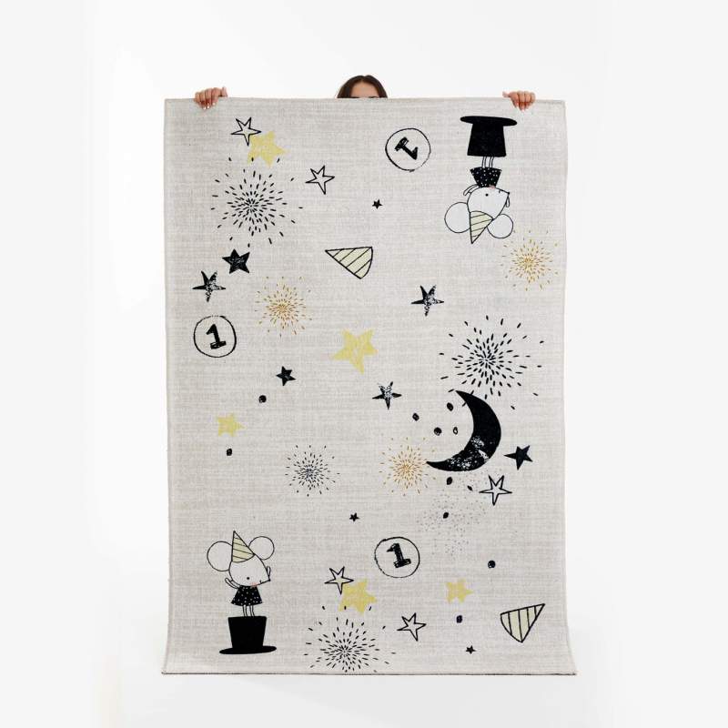 Cashmere Carpet Decorative Art Child/Teen Mice 80x150 cm Cashmere Carpet Decorative Art Child/Teen Mice 80x150 cm