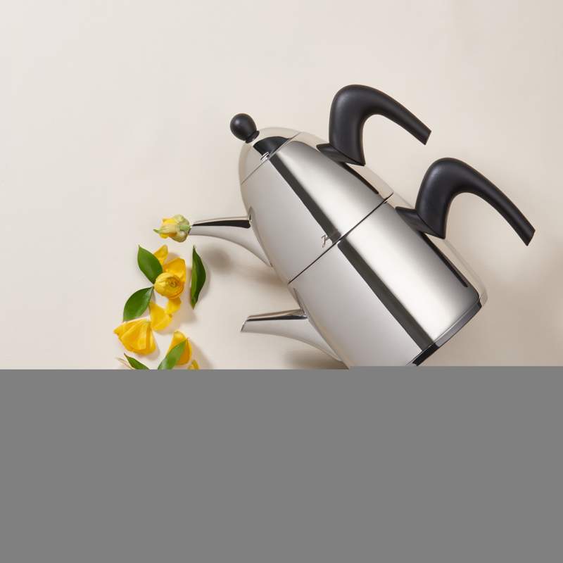 Jumbo 6500 Black Teapot
