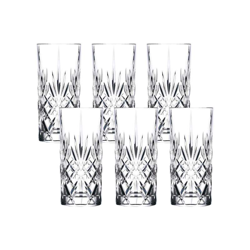 Jumbo Rcr Melodia 6 Soft Drink Glasses