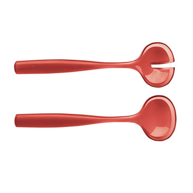 Guzzini Grace Salad Serving Set - Red