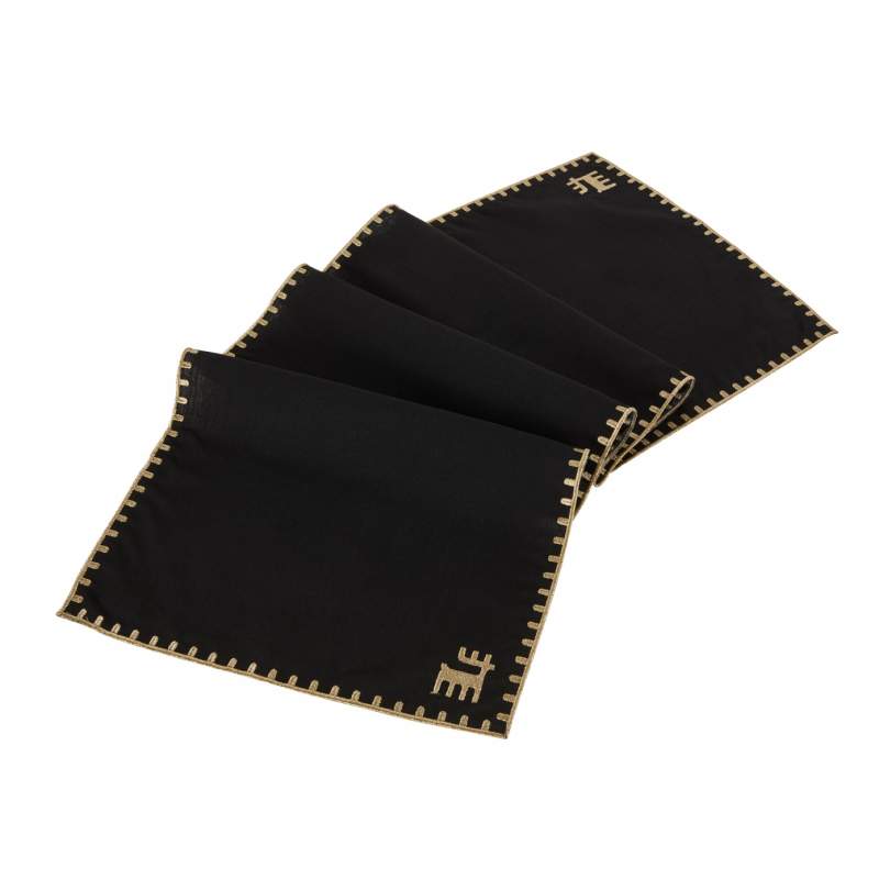 Karaca Home Core 50th Anniversary Runner Black-Gold Karaca Home Core 50th Anniversary Runner Black-Gold