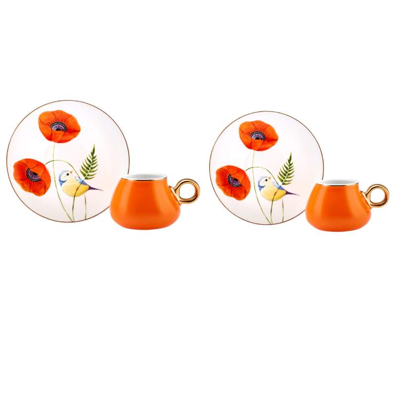 Karaca Avis Set of 2 Coffee Cups 90 ml