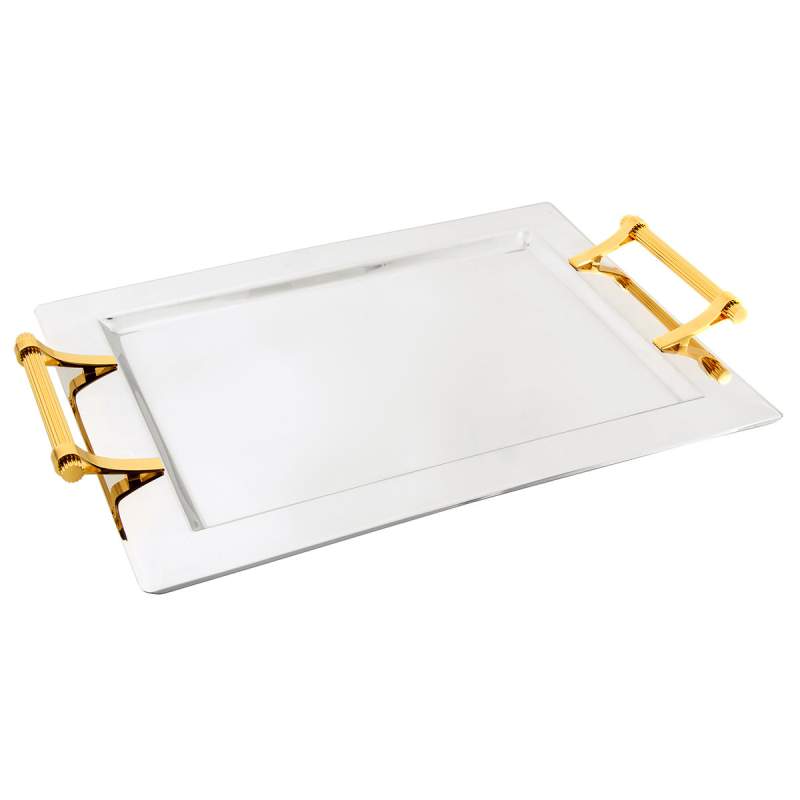 Jumbo Timeless Camino Tray 34x50 cm Gold