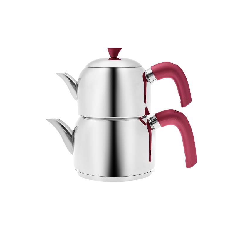 Karaca Alder Midi Teapot Set Red
