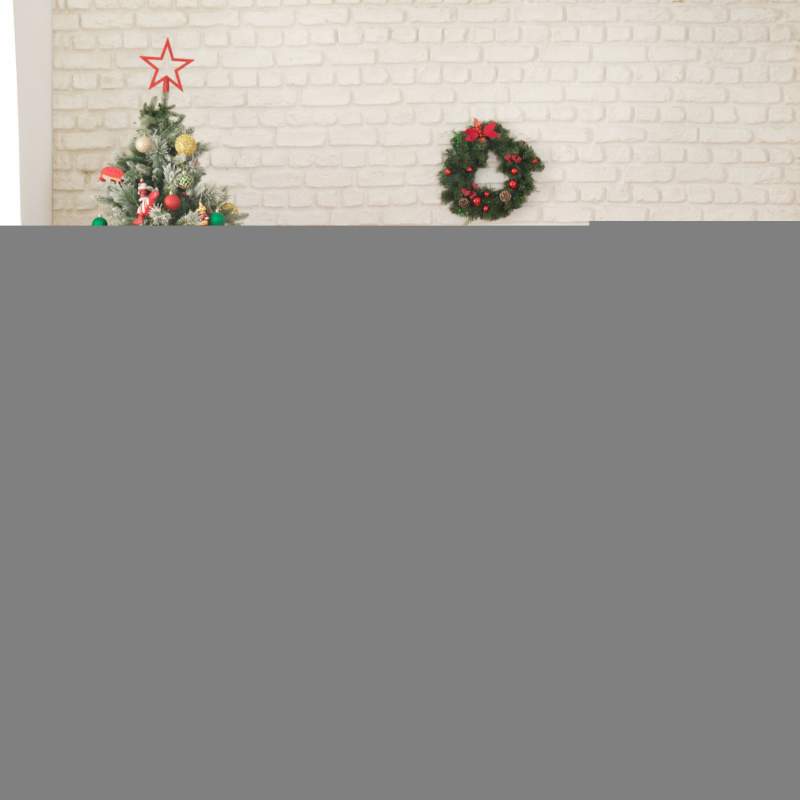 Karaca Home New Year Young Snow Globe 100% Cotton Single Flannel Duvet Cover Set