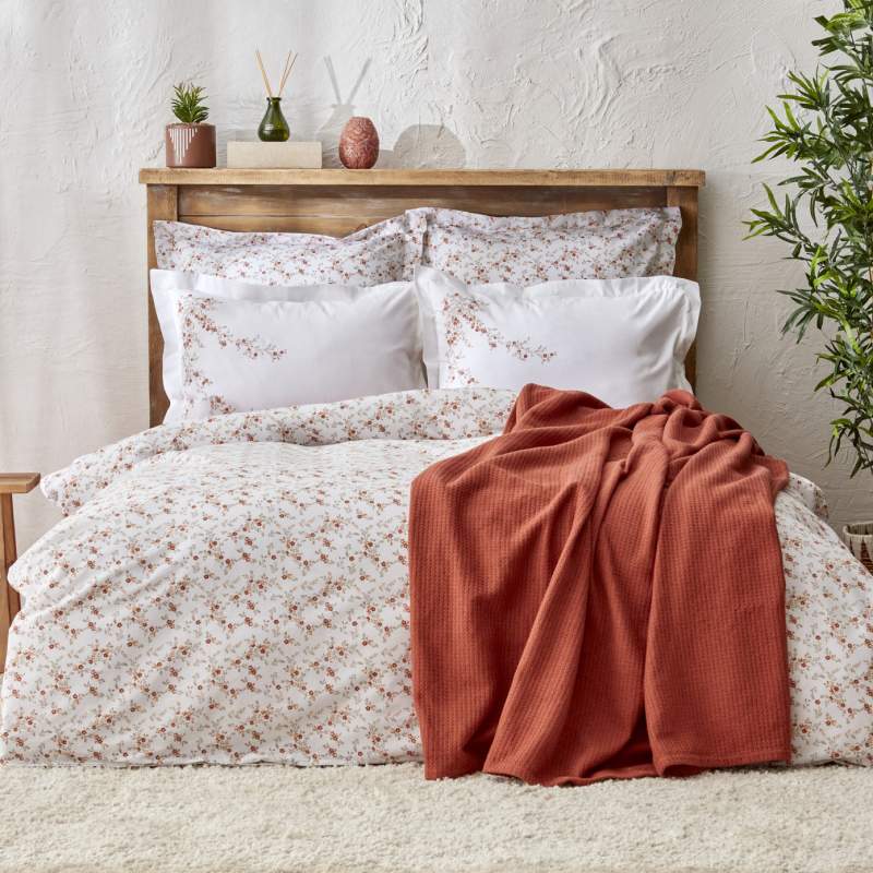 Karaca Home Mizu 100% Cotton Double Pique Duvet Cover Set PP