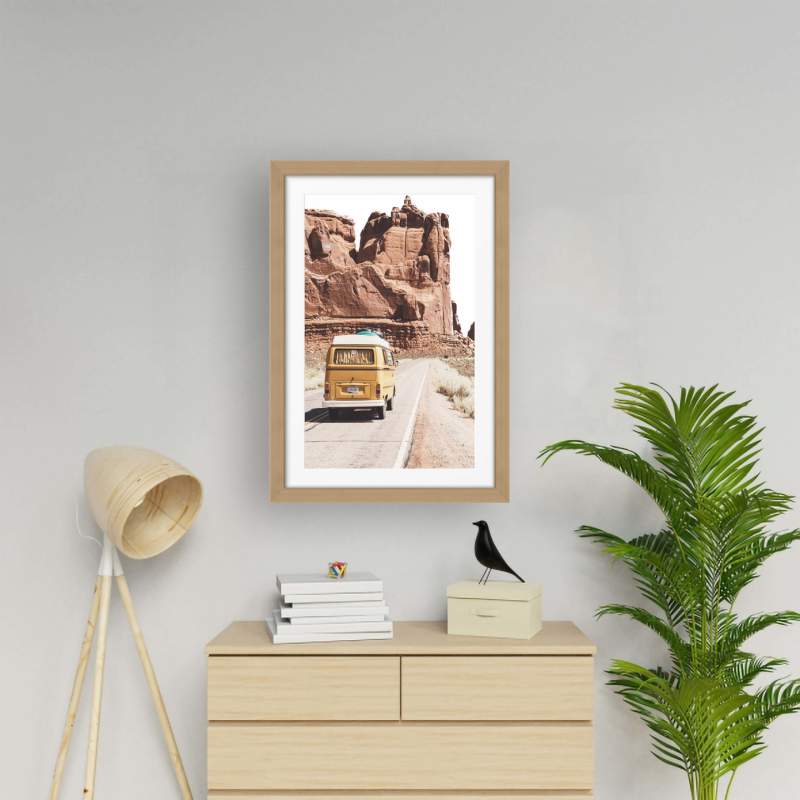 Karaca Home Canyon Frame View Painting Karaca Home Canyon Frame View Painting
