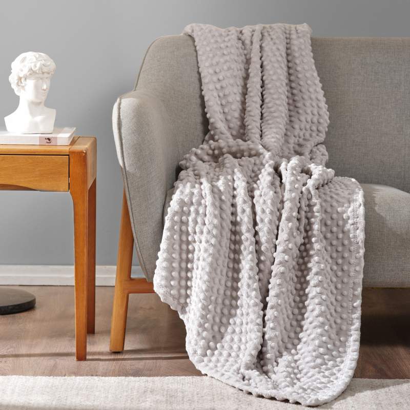 Karaca Home Alice Gray Tomurcuk Wellsoft Tv Blanket 130x170 cm