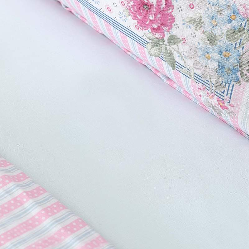 Karaca Home Haley Blue 100% Cotton Double Natural Cotton Duvet Cover Set Karaca Home Haley Blue 100% Cotton Double Natural Cotton Duvet Cover Set