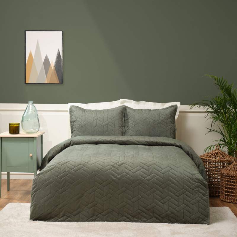 Karaca Home Pamela Petrol Ultrasonic Double Bedspread Karaca Home Pamela Petrol Ultrasonic Double Bedspread