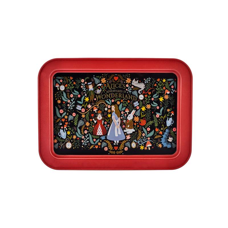Karaca Alice Metal Rectangular Tray 31x43 cm