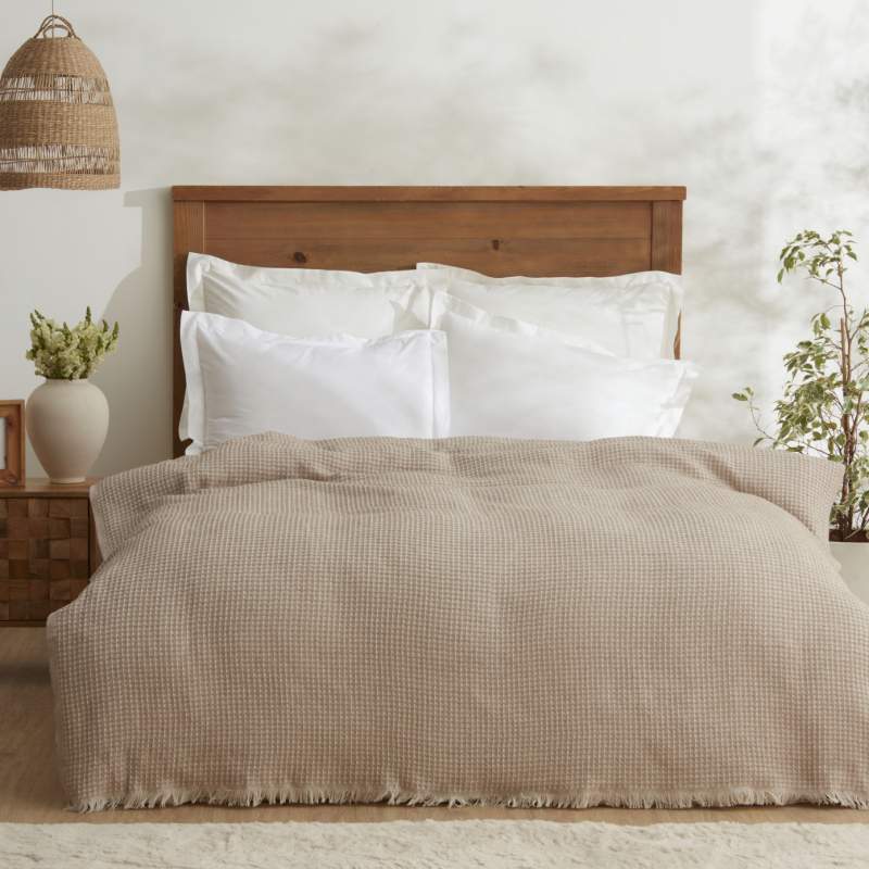 Karaca Home Flow Single Waffle Pique 160x230 cm Beige