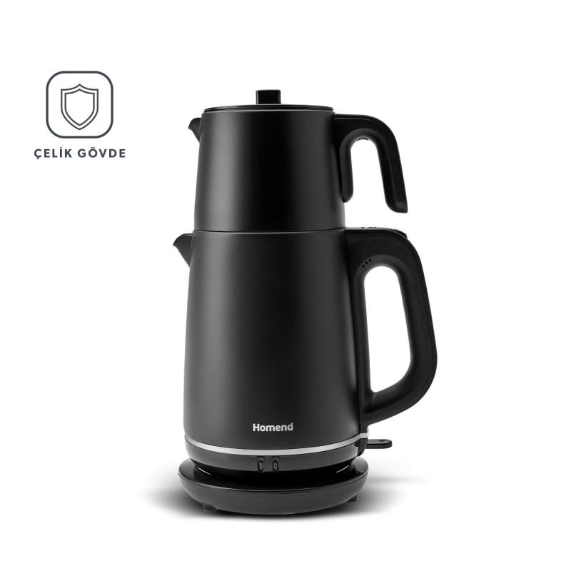 Homend Royaltea 1727H Matte Black Stainless Steel Tea Maker