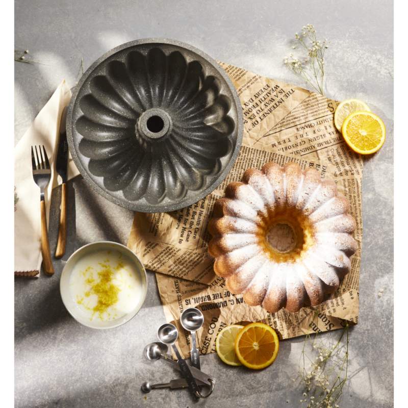 Emsan Arya Casting Cake Mold Gray 24 cm