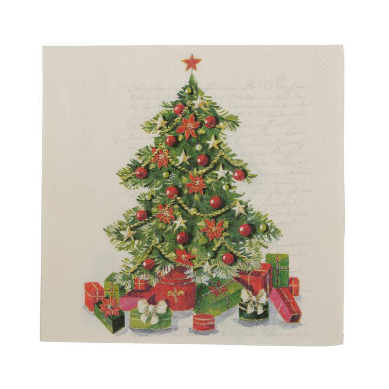 Karaca Home New Year Tree 20 Pcs Paper Napkin Karaca Home New Year Tree 20 Pcs Paper Napkin