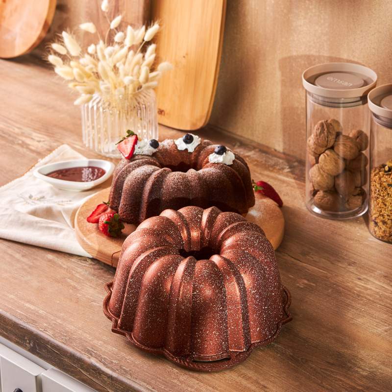 Emsan 50th Anniversary Cake Mold Copper