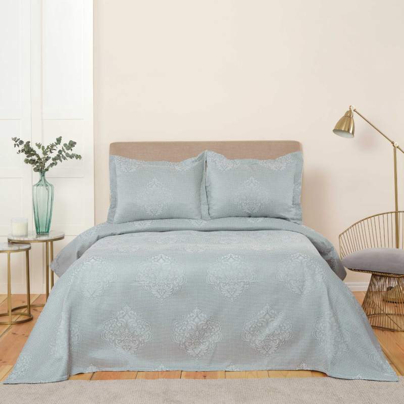 Karaca Home Amelie Double Bed Cover Set Petrol Karaca Home Amelie Double Bed Cover Set Petrol