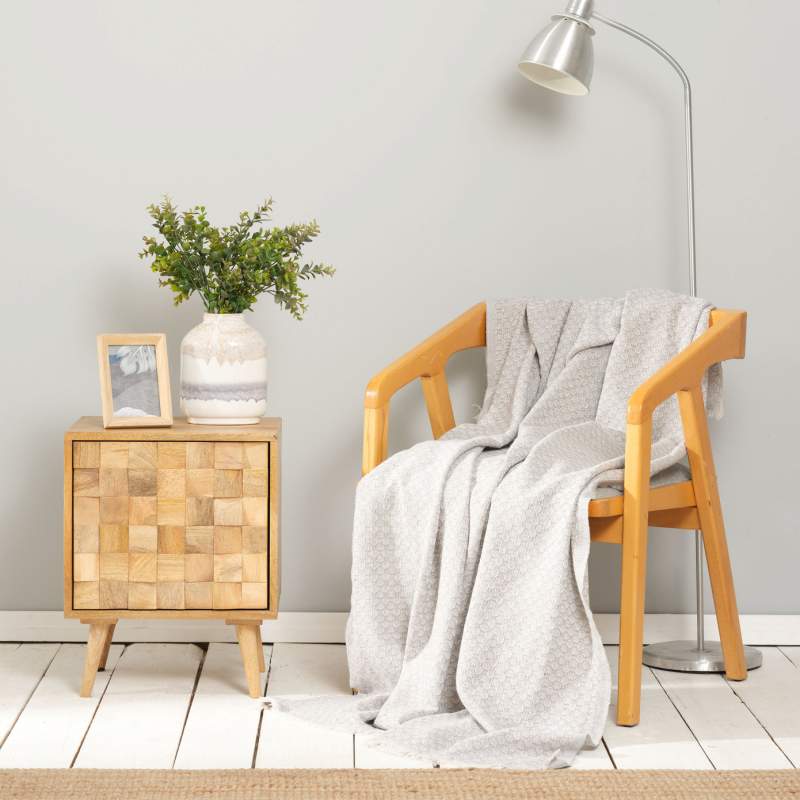 Karaca Home Bety Gray Throw 130 cm x 170 cm