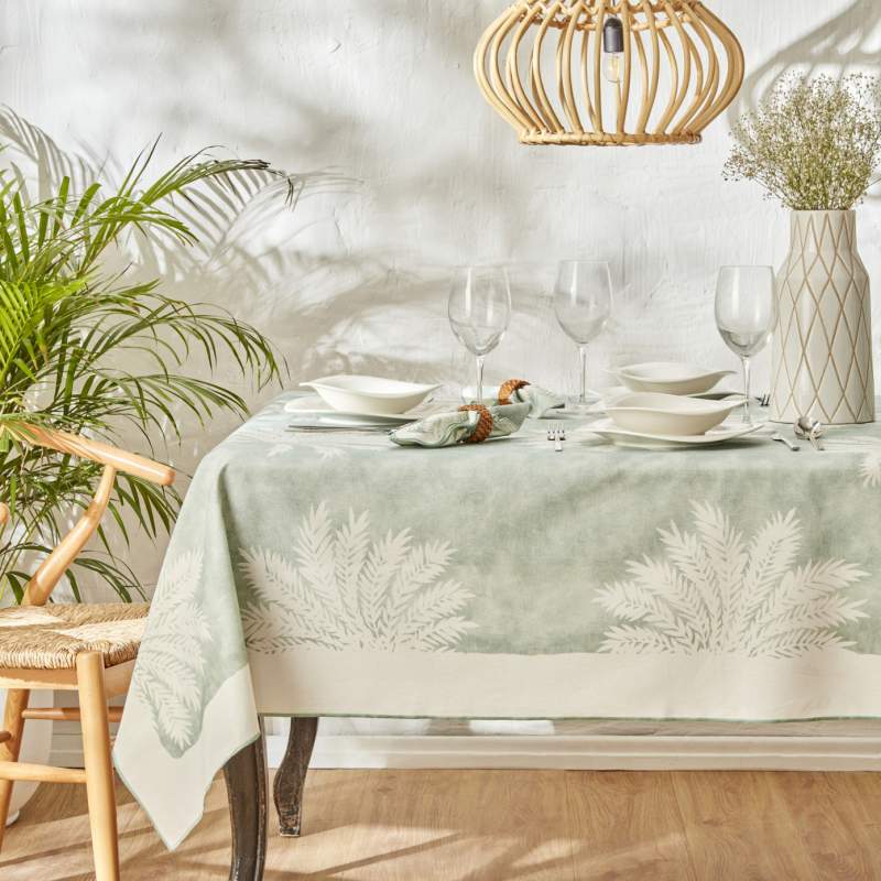 Karaca Home Juno Table Cloth 145x220 cm Mint