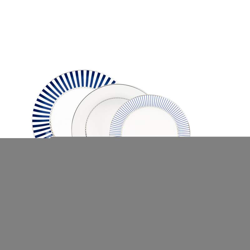 Jumbo Royal Blue Colors 24 Pcs Dinnerware Set for 6 Persons