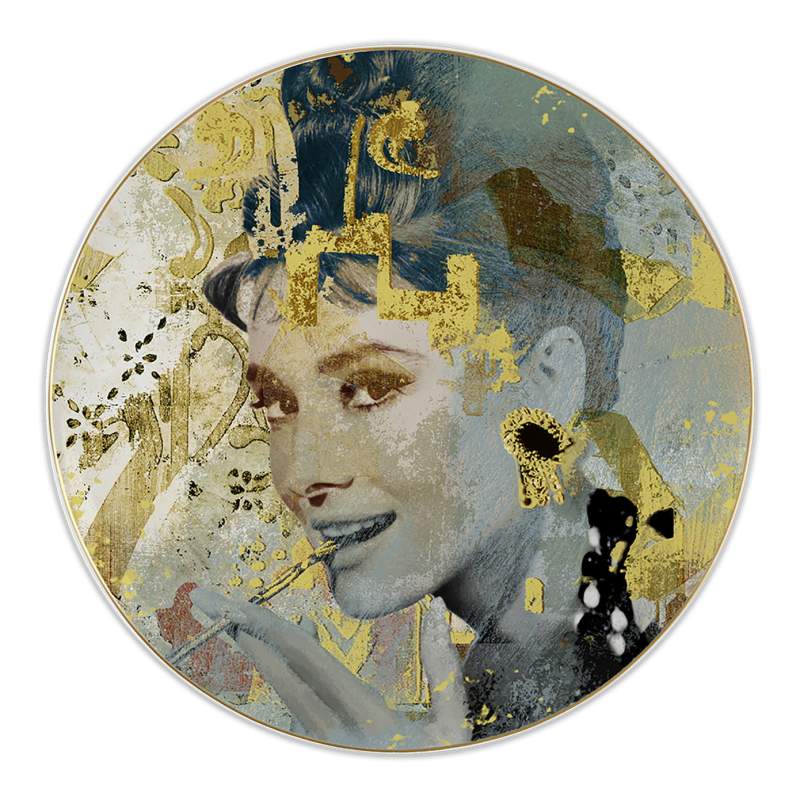 Baci Milano Memories Porcelain Cake Plate 32 cm Audrey