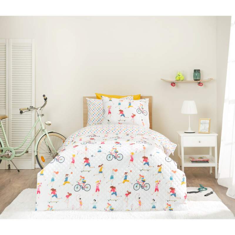 Karaca Home Young Girls 100% Cotton Single Complete Set