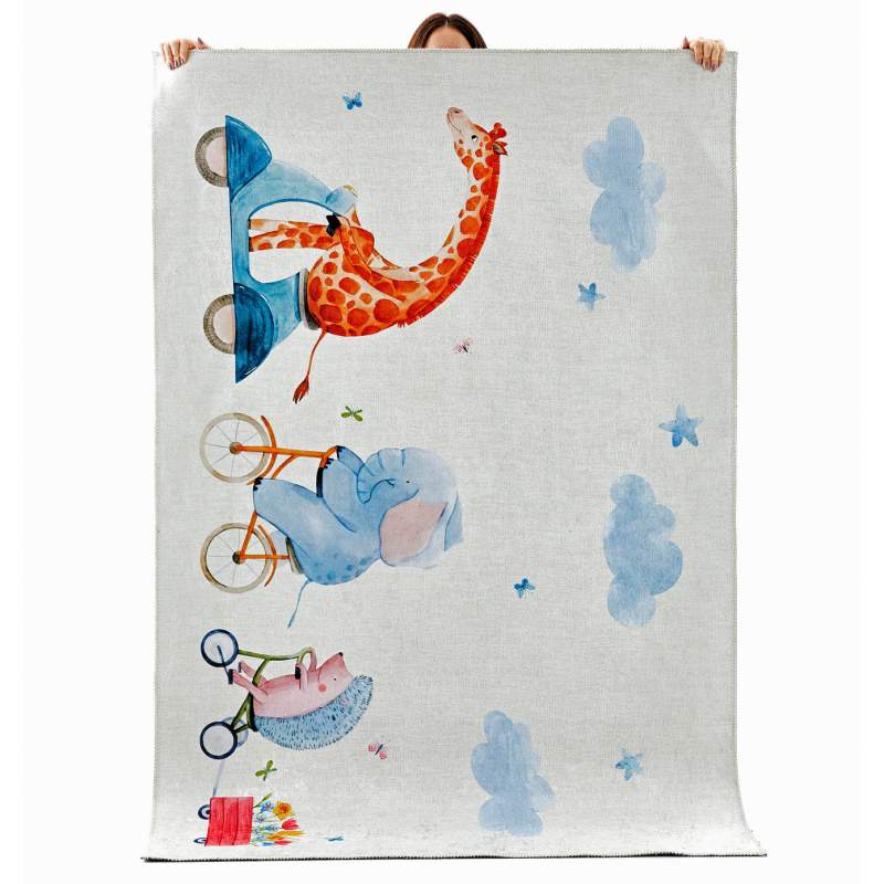 Cashmere Carpet Decorative Art Kids/Teen Zoo 80x150 cm Cashmere Carpet Decorative Art Kids/Teen Zoo 80x150 cm
