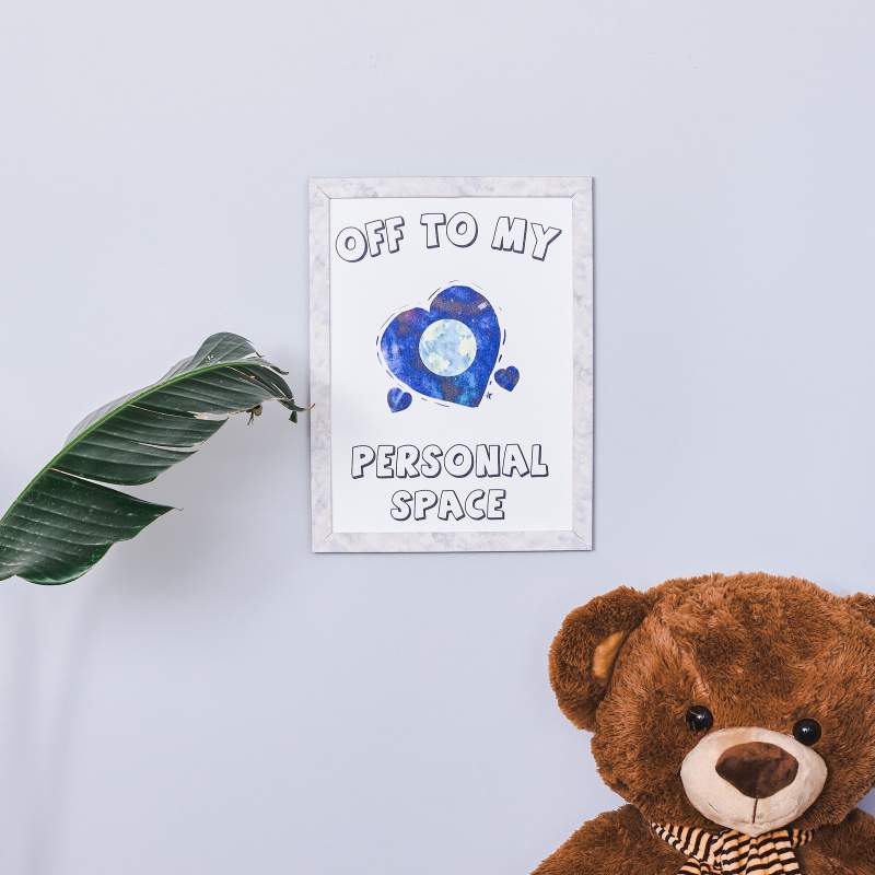 Karaca Home Off The Space Framed Poster Painting Karaca Home Off The Space Framed Poster Painting