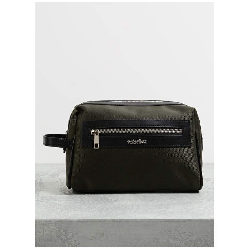 Factory Khaki Shaving Bag 01FB1032