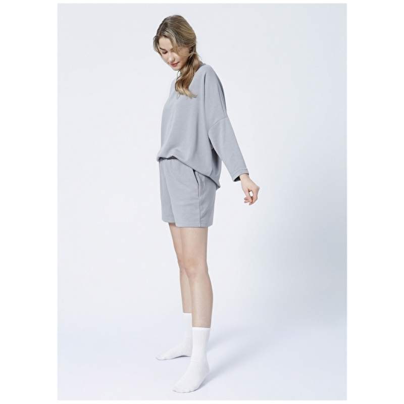 Factory Homewear Collection Gray Women's Shorts