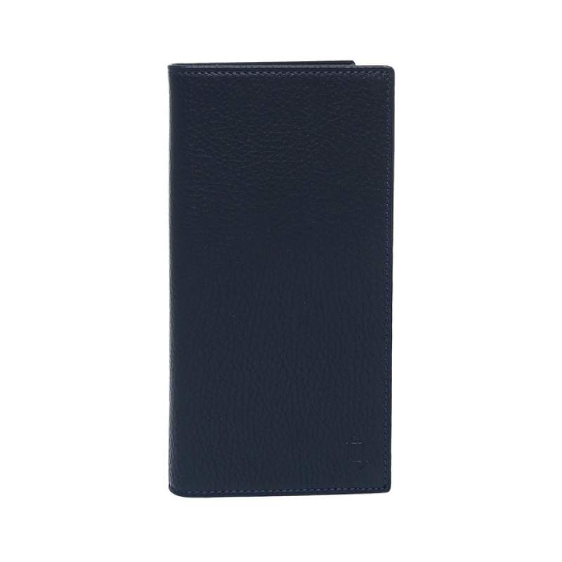 Factory Navy Blue Men's Leather Wallet FRK231