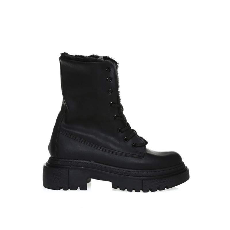 Factory Black Women's Boots POZZULI