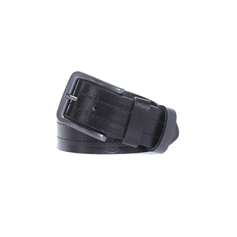 Factory Black Men's Leather Belt