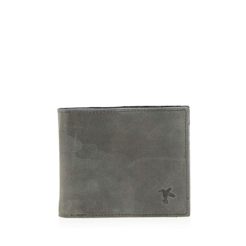 Factory Smoked Men's Wallet Frk302 QUAD LINEN CRYZ WALLET