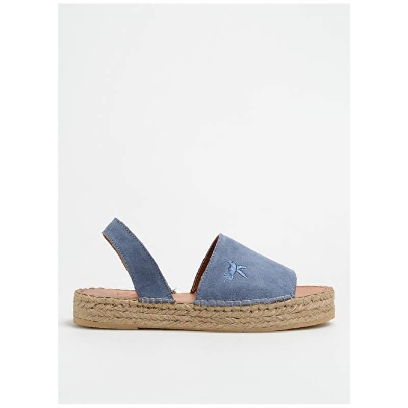 Tvorničke kožne Indigo ženske espadrile MADHU