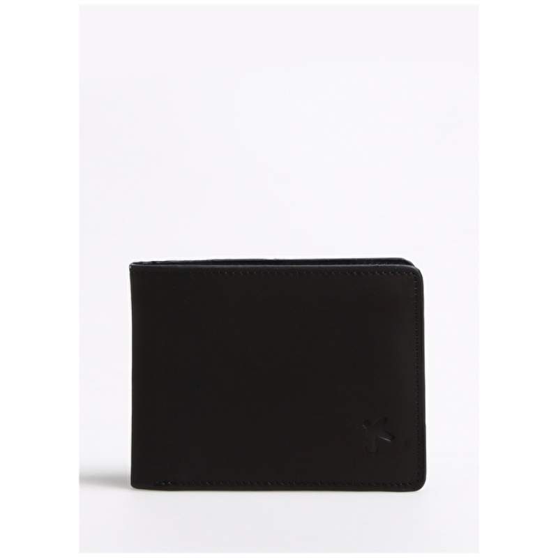 Factory Black Men's Leather Wallet Frk304