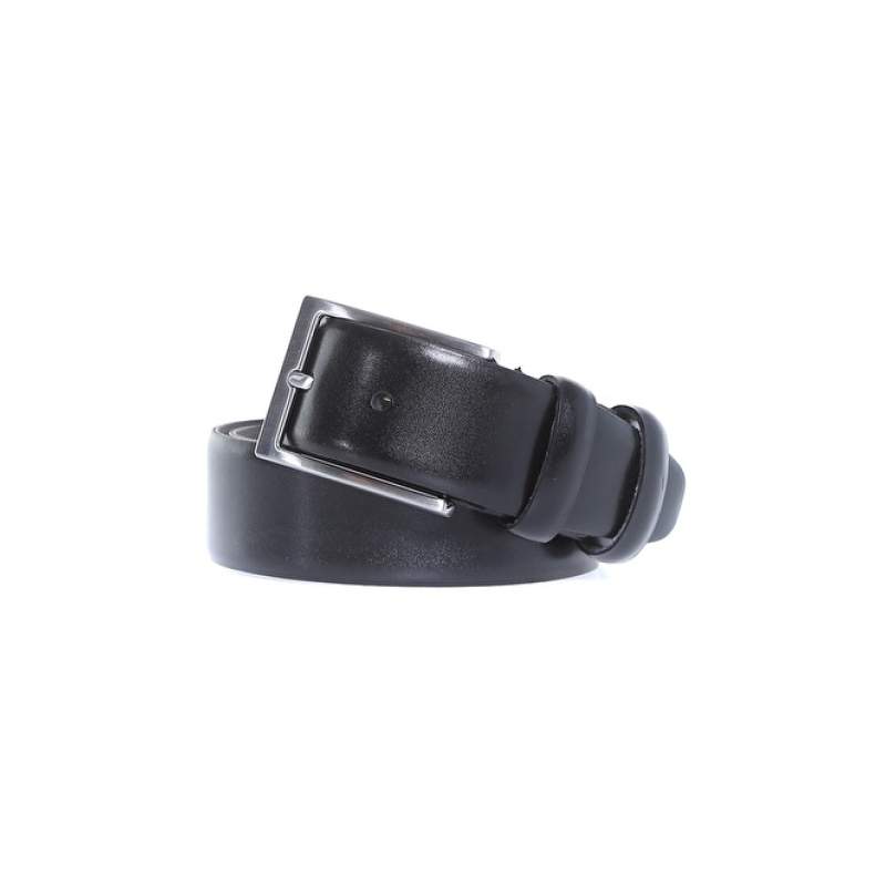 Factory Black Men's Leather Belt