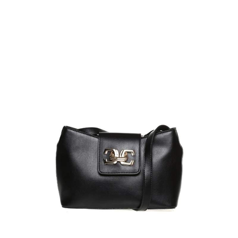 Factory Black 30x19x12 Women's Shoulder Bag BUCKLE-GROSSA